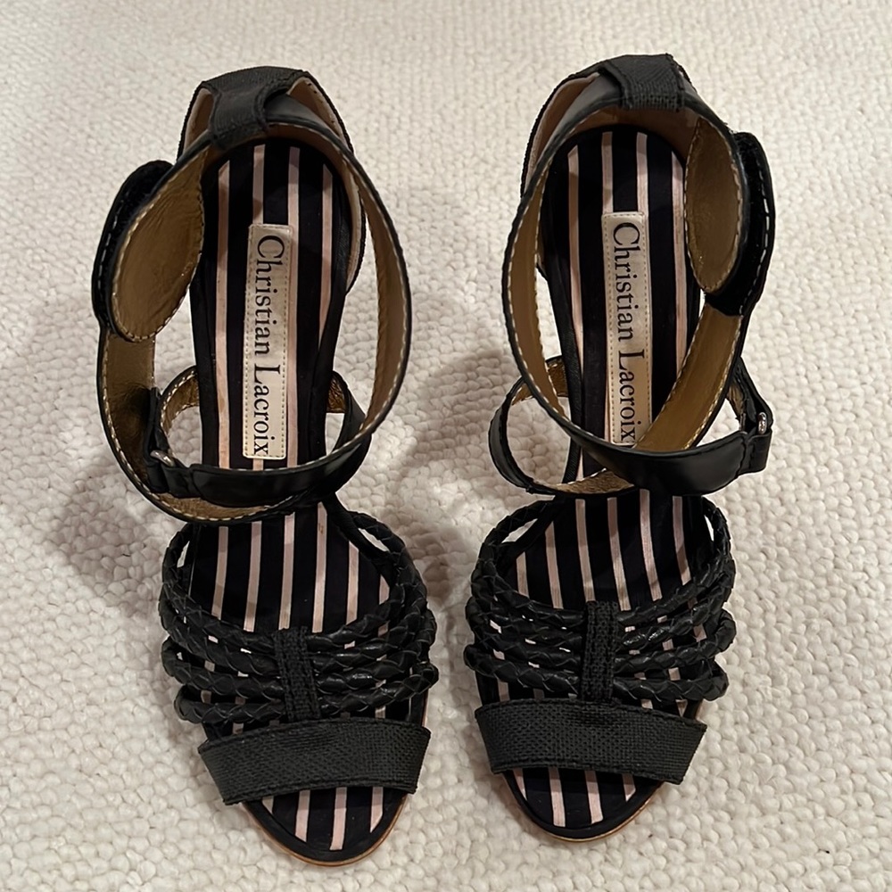 Christian Lacroix Made in Italy Size 37. Very nice condition.
